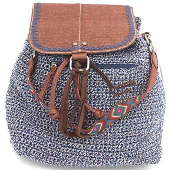 NWT, the SAK, Macy's Avalon Convertible Crochet Women's Backpack - Picture 3 of 7